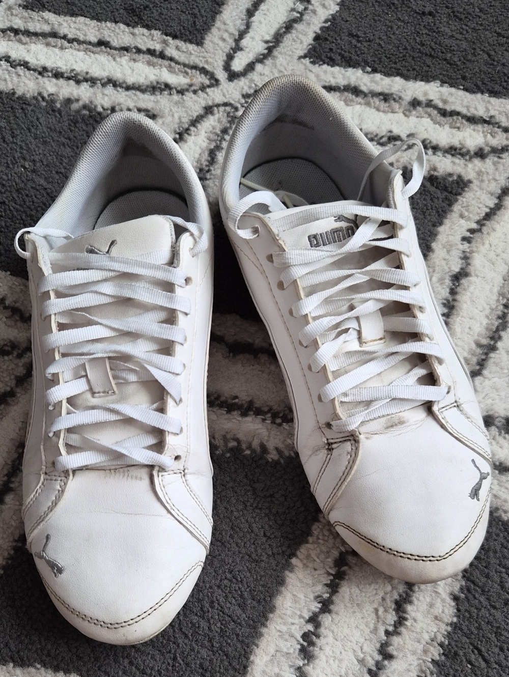Puma Janine Dance Women's Sneakers White Leather Size 7